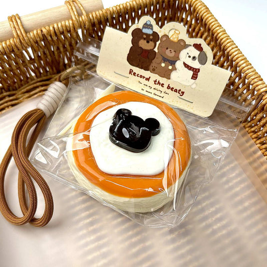CCB008: Bear Dorayaki Big Taba Squishy Creamy Clay